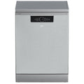 Beko 60cm Freestanding Dishwasher - 16 Place Settings, Platinum Finish, SelfDry, AquaIntense Zone - BDFB1630X