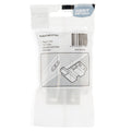 Taskmaster 67mm White Magnetic Push To Open Double Door Catch Self Aligning