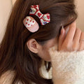 Fabric Hair Clips for Everyday Styling - Pink Star - view 5