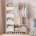 Fabric Wardrobe with Curtain, Freestanding Clothing Storage - Yellow - view 5