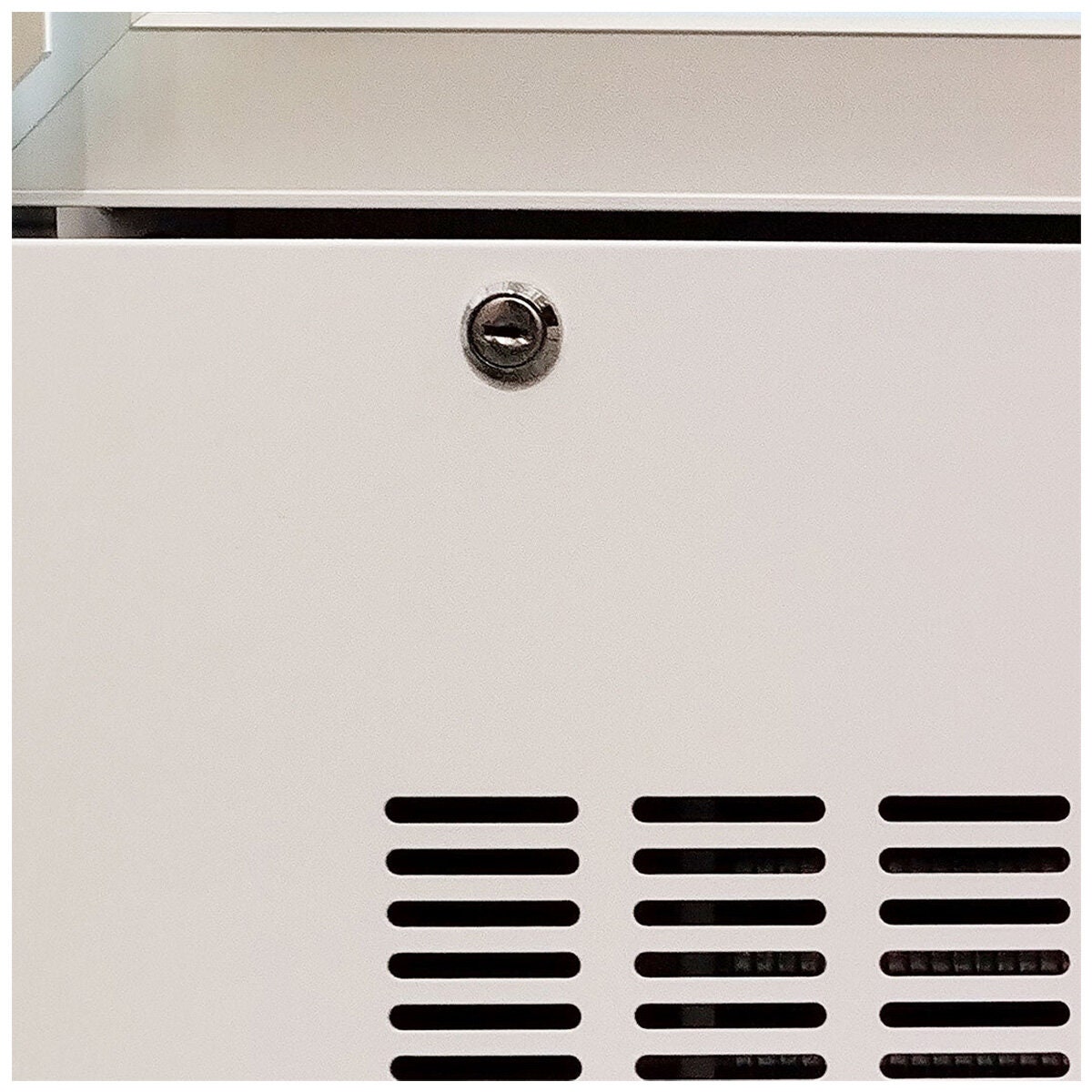 Schmick 380L upright glass door freezer - white finish, 2 star energy rating - HUS-F5