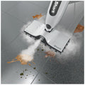 Shark SteamSpot steam mop - white, chemical-free, 3 adjustable steam levels, Steam Blaster - S2001