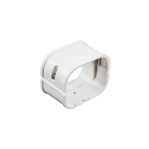 Stahl Air Conditioning Conduit Cover Joint, 100mm, Light Beige uPVC, Indoor/Outdoor