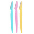 Facial Eyebrow Razor Trimmers - Pack of 3, Pink, Yellow and Blue - view 2