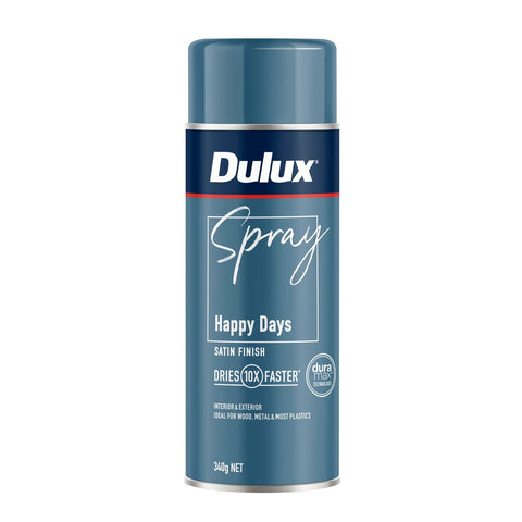Dulux Spray Paint 340g Satin - Fast Drying - Self-Priming - 0.34L - SuperSaverAU - view 1
