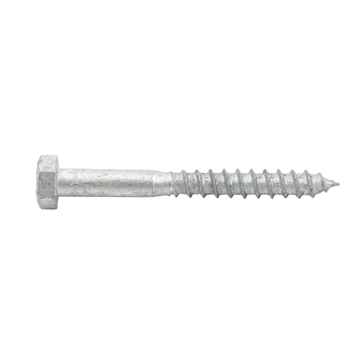 Zenith M8 x 75mm Hot Dipped Galvanised Hex Head Coach Screw Each - SuperSaverAU - view 1