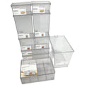 The Container Store 10 piece pantry pack 1 - Modular airtight canisters - Clear PET - VTCS-PANTRY-P1