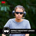 3M Flat Temple Safety Glasses Black - 1 Pack - Composite - UV Protection - SuperSaverAU - view 5