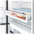 Electrolux 496L bottom mount fridge - right hinged, matte black, 6 star energy rating - EBE5007BD-R