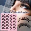 False Eyelashes, Synthetic D-Curl Full Strip Lashes, 10 Pairs - view 4