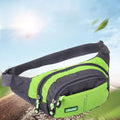 Fanny Pack Waist Bag with 4 Zip Pockets - Black - view 2