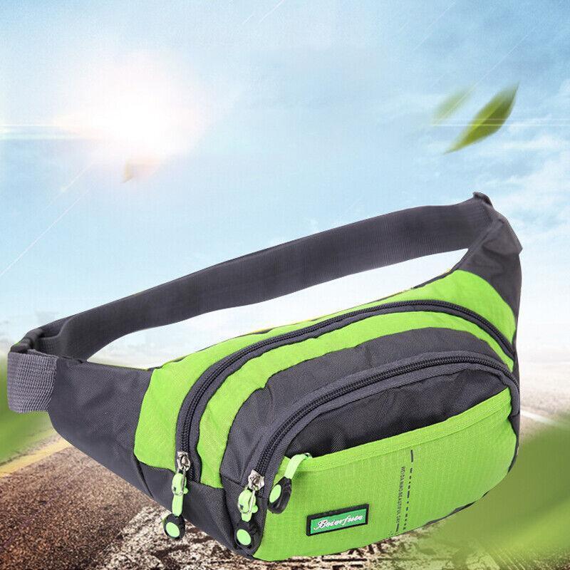 Fanny Pack Waist Bag with 4 Zip Pockets - Red - view 2