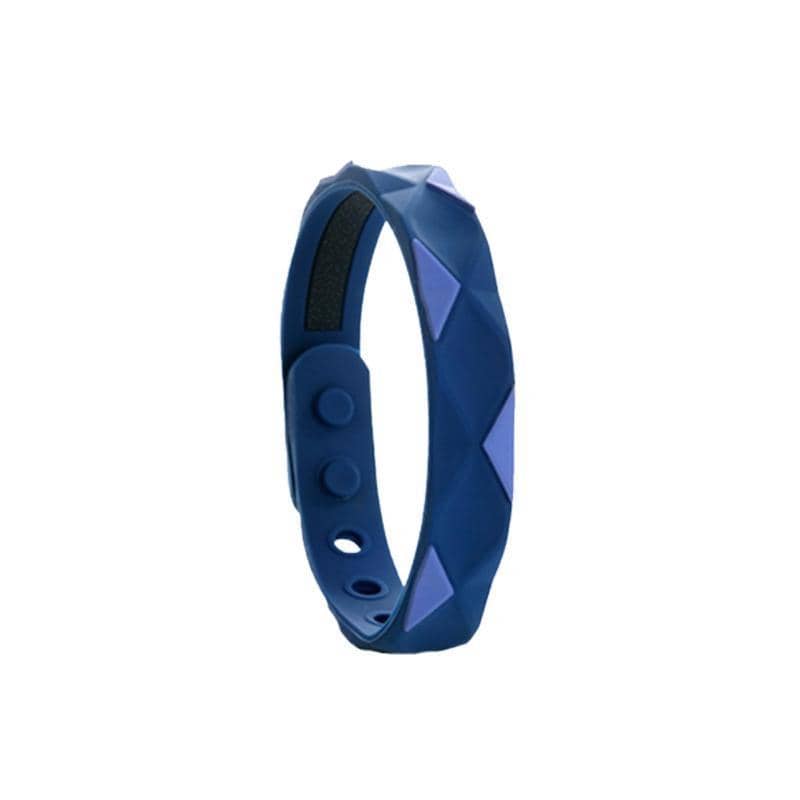 Far Infrared Negative Ions Silicone Wristband - Blue