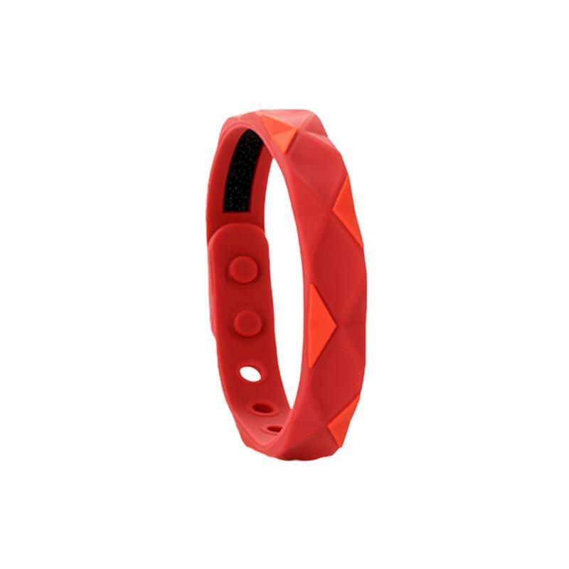 Far Infrared Negative Ions Silicone Wristband - Red
