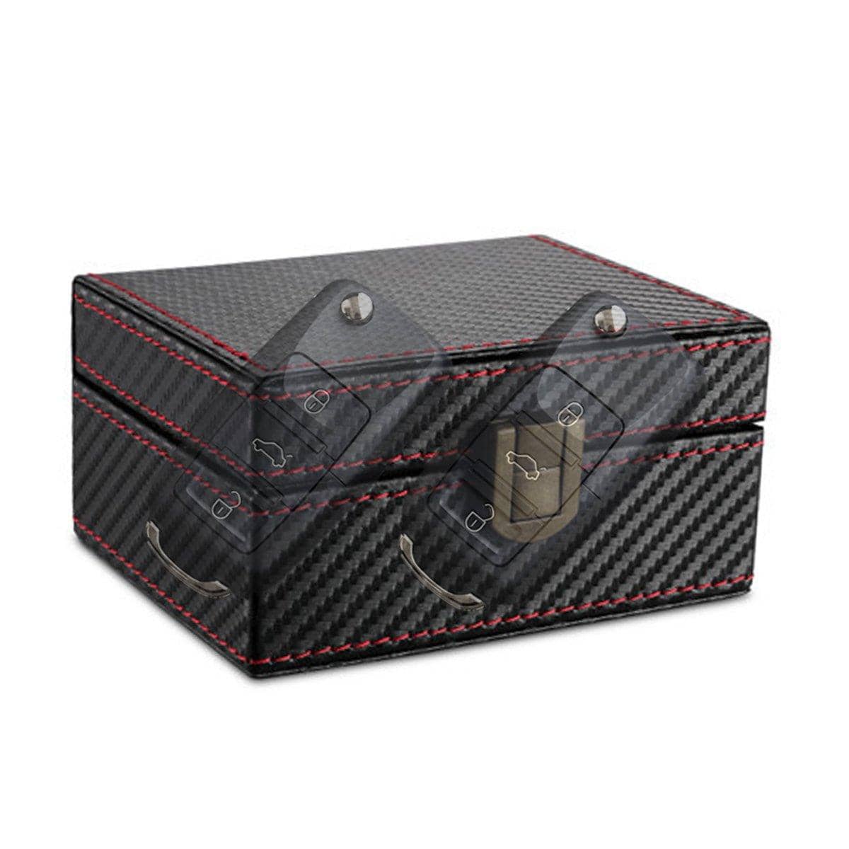 Faraday Signal Blocking Box for Car Key Fobs - Black Carbon Fibre - view 2