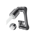 Faucet Extender with 360 Degree Rotating Robotic Arm Design - Black