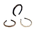 Faux Leather Braided Headband for Women and Girls - Beige - view 3