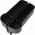 Faux Leather Car Seat Gap Storage Boxes, Set of 2 - Black