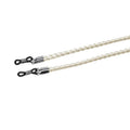 Faux Leather Eyeglass Holder Strap Chain for Sunglasses and Reading Glasses - Beige