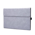 Faux Leather Flip Case for Microsoft Surface Pro 8 - Light Grey