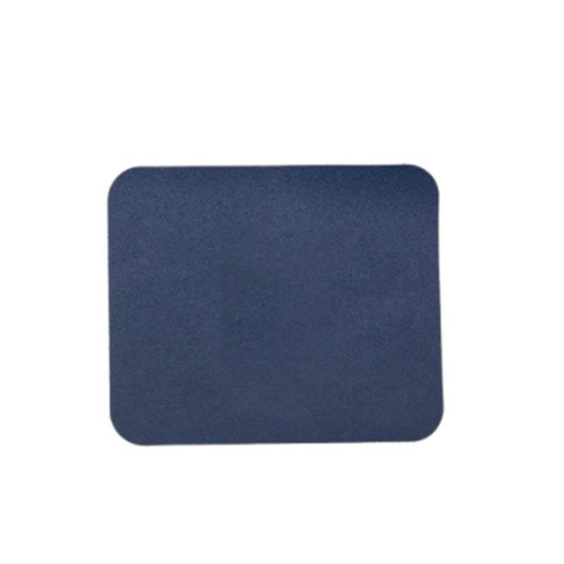 Faux Leather Gaming Mouse Pad Anti-Slip Desk Mat 25 x 21cm - Dark Blue