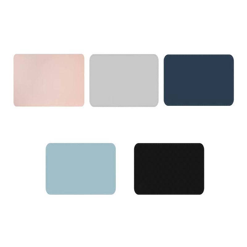 Faux Leather Mouse Pad, 30 x 25.5 cm - Dark Blue - view 3