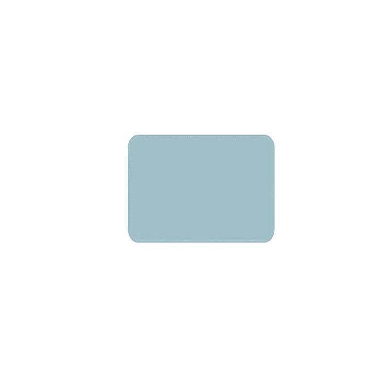 Faux Leather Mouse Pad, 30 x 25.5 cm - Light Blue