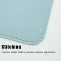 Faux Leather Mouse Pad, 30 x 25.5 cm - Light Blue - view 4