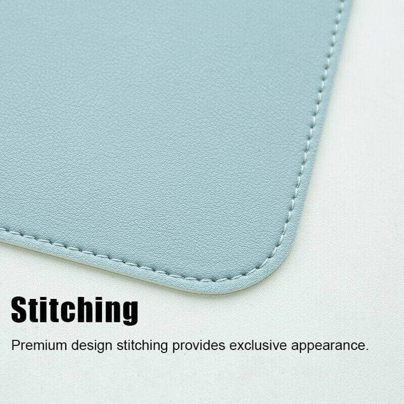 Faux Leather Mouse Pad, 30 x 25.5 cm - Pink - view 4