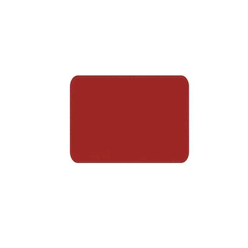 Faux Leather Mouse Pad, 30 x 25.5 cm - Wine Red