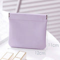 Faux Leather Pocket Cosmetic Bag - Black - view 4