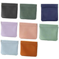 Faux Leather Pocket Cosmetic Bag - Light Green - view 3