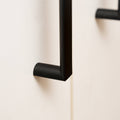 Taskmaster 128mm Matte Black 1/2 Round Cabinet Handle 10 Pack