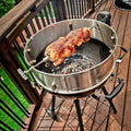 Broil King Culinary Ring - Kettle Extension Kit with Two Charcoal Baskets and Swing-Out Door - 13360
