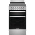 Westinghouse 54cm Electric Freestanding Oven - 80L, Separate Grill, Ceramic Cooktop - WFE542SCB