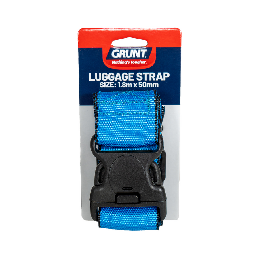 Grunt Luggage Strap - 50mm x 1.8m - Polyester - Safety Lock - SuperSaverAU - view 1