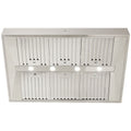 Schweigen 120cm BBQ Canopy Rangehood - 304 Stainless Steel, 3000m³/h, Twin External Motor - CL7372SP2PAK