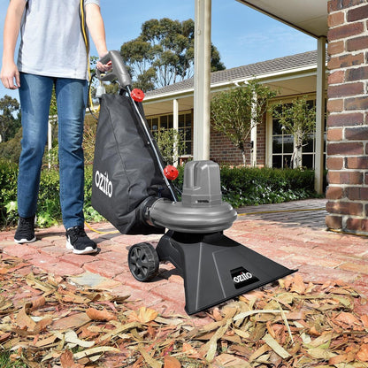 Ozito Garden Vacuum - 480mm - Metal/Plastic - 10:1 Mulching Ratio