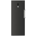 CHiQ 380L Hybrid Upright Fridge Freezer - Black Steel - Total Frost-Free, Multi Air Flow - CSH379NBSL3