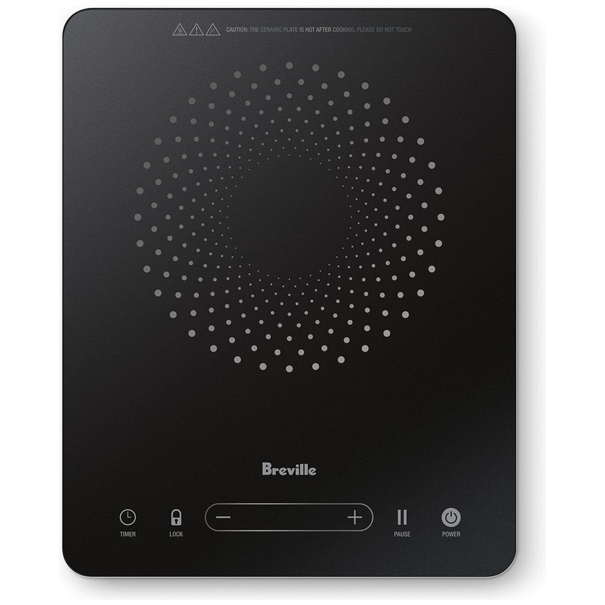 Breville Quick Cook Go portable induction cooker - 10 power levels, black ceramic glass - LIC500MTB