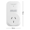 Arlec Remote Controlled Power Outlet - 1 Pack - 55mm x 95mm x 60mm - SuperSaverAU - view 5