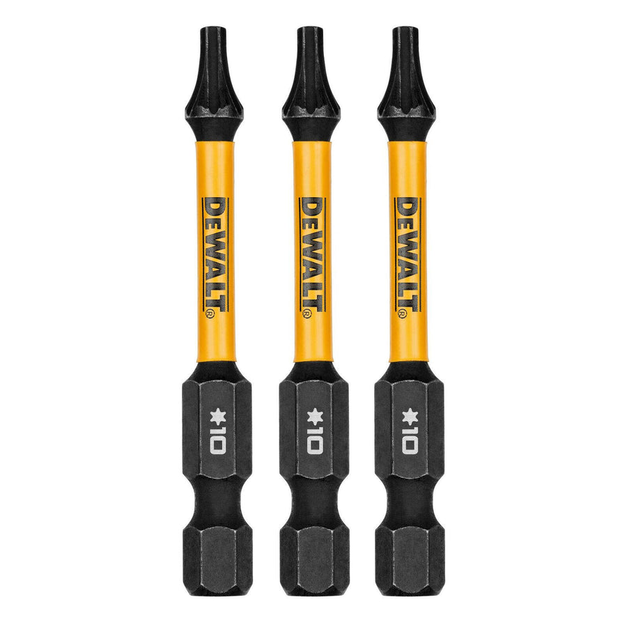 DeWALT FLEXTORQ 57mm TX10 Screwdriver Bit - 3 Pack