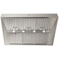 Schweigen 120cm BBQ Canopy Rangehood - Stainless Steel - 2500m³/h Extraction - On-Board Motor - CL8912