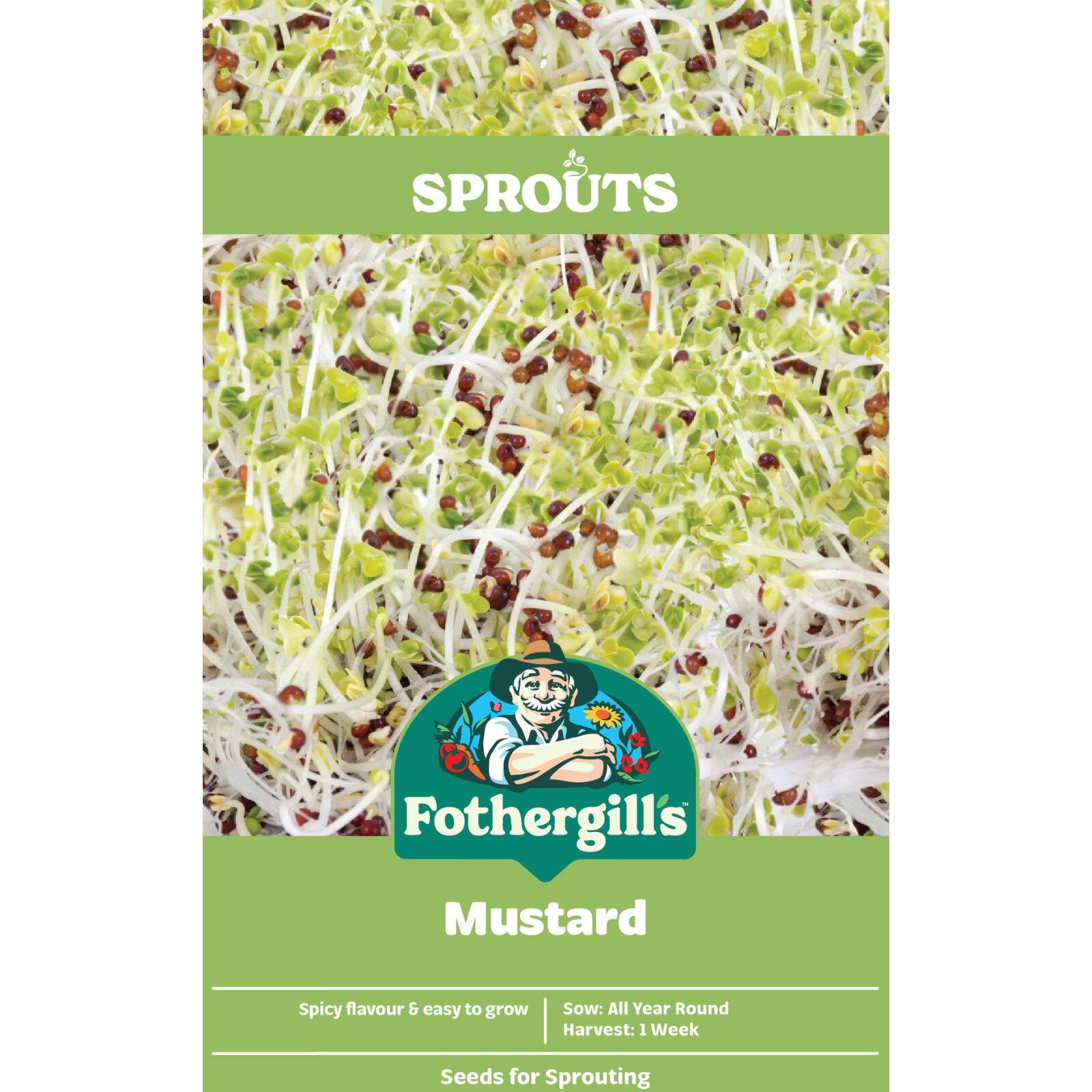 Mr Fothergill's Sprouts Alive Mustard Seeds