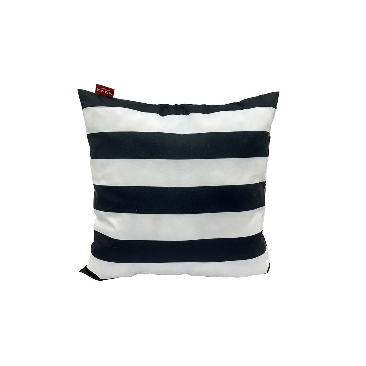 Mojo 45cm Striped Cushion Cover - Black - Contemporary Design - SuperSaverAU - view 1