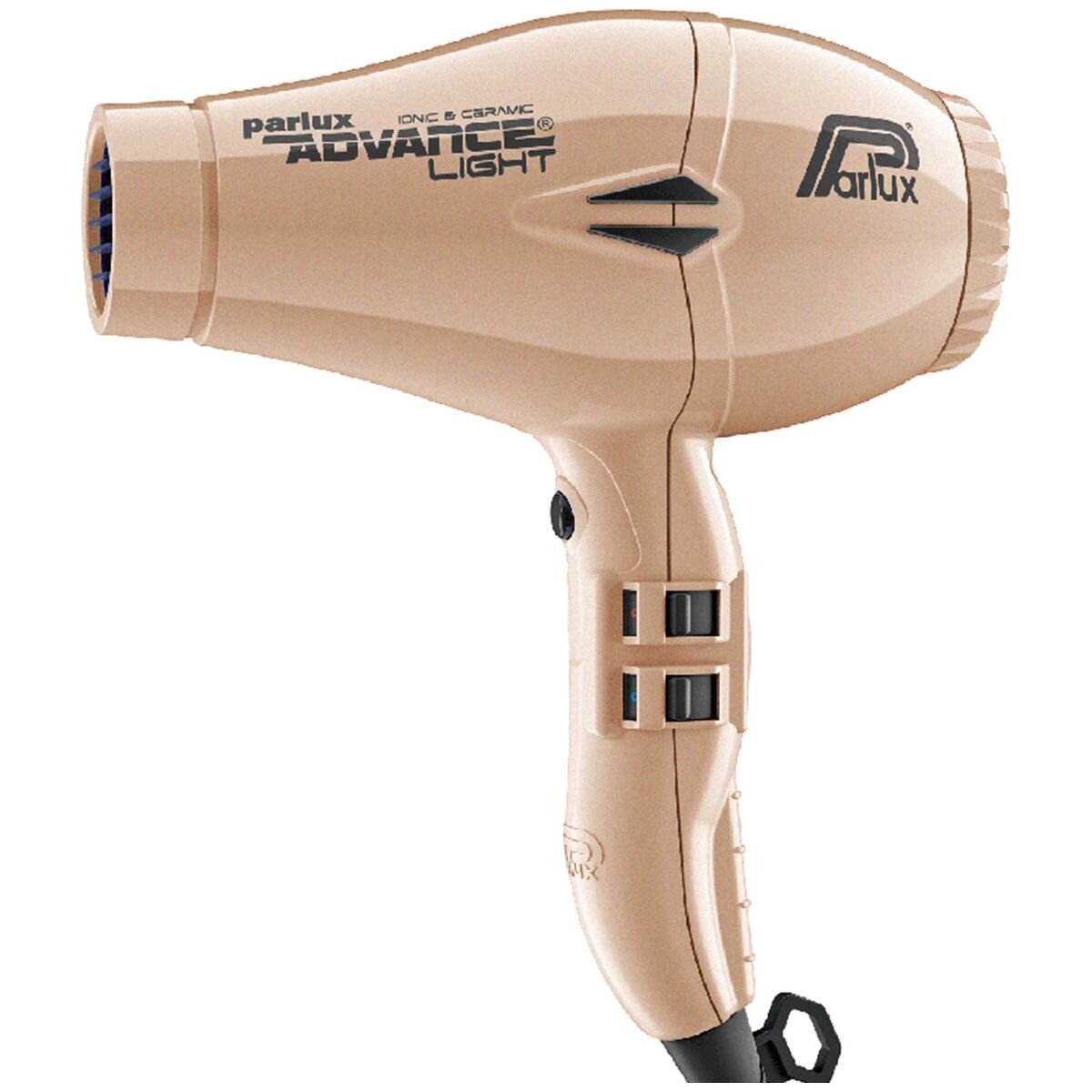 Parlux Advance Light Ionic and Ceramic Hair Dryer 2200W - Gold - 83m³/h Airflow - 150087