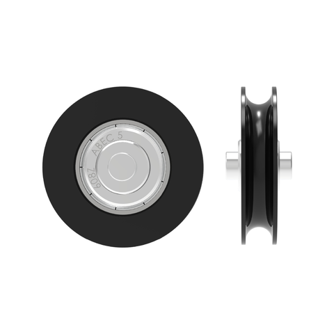 Rolltrak Concave Roller - 36mm - Nylon - 6.4mm Axle - SuperSaverAU - view 1