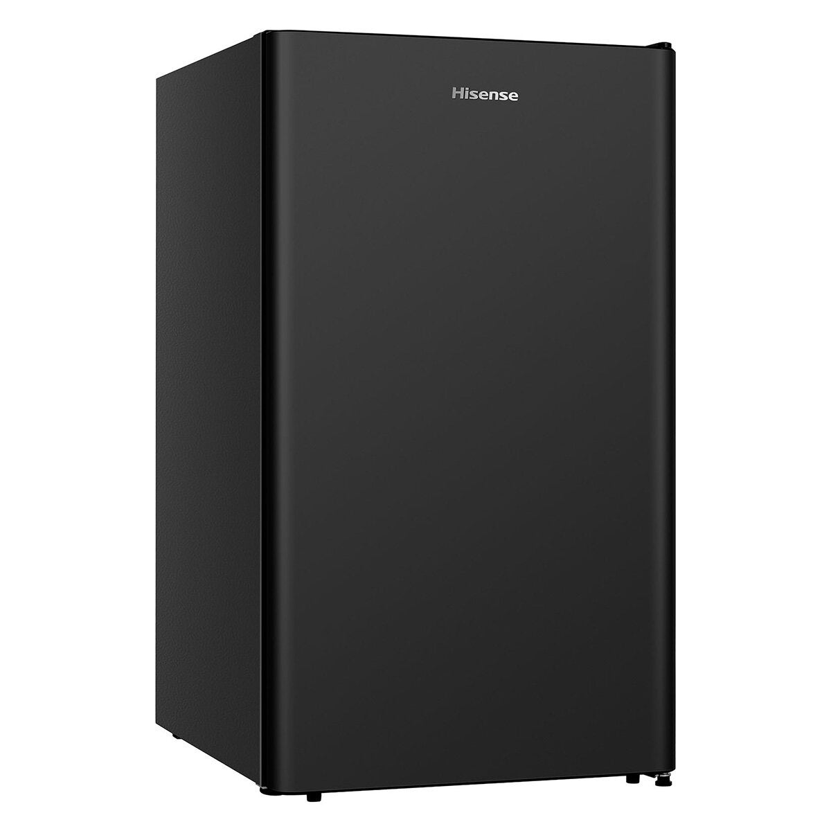 Hisense 124L bar fridge - black, Fresh Zone, large crisper, LED light, reversible door - HRBF126B