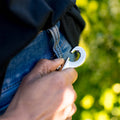 Taskmaster 12mm Nickel Plated Swivel Snap Hook with Key Ring