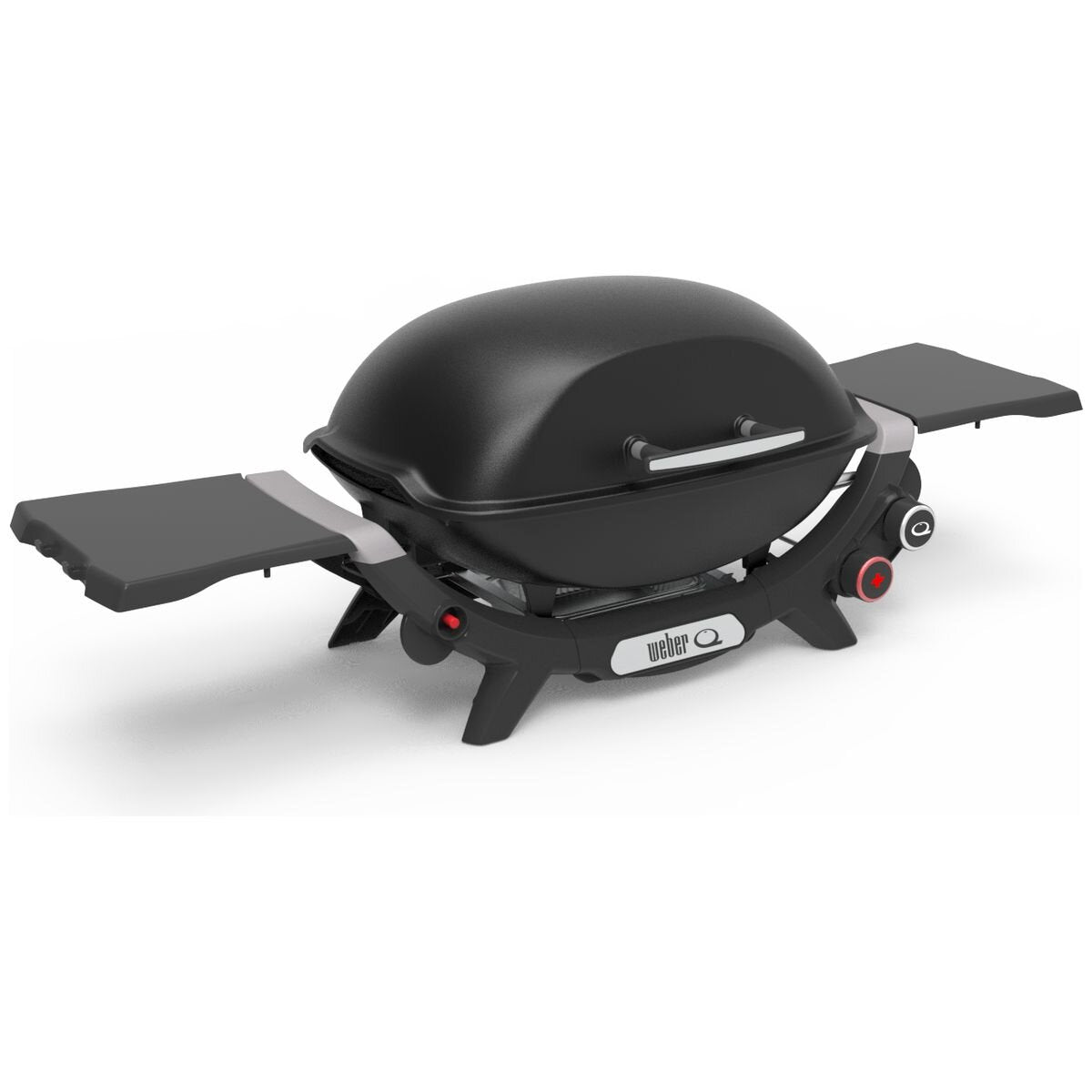 Weber Q2600N+ portable LPG BBQ - black, 2 burners, large cooking area, high domed lid - 28510024
